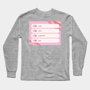 Little Girls Are Made Of Long Sleeve T-Shirt